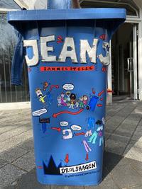 Blaue Tonne