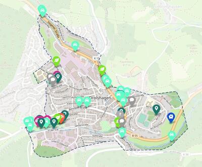 Karte Drolshagen ISEK