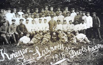 1. Weltkrieg im Garten des St.-Gerhardus-Hospitals