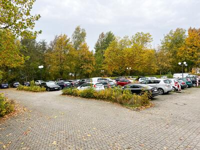 Parkplatz "Breite Wiese", Drolshagen gesperrt