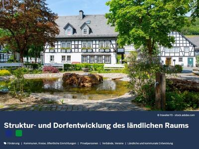 Struktur- und Dorfentwicklung des l�ndlichen Raums