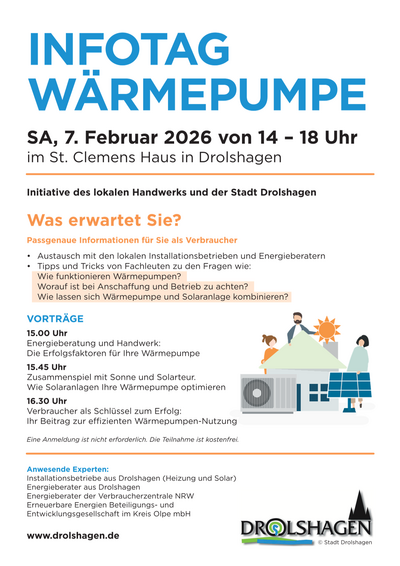 Infotag W�rmepumpe Drolshagen