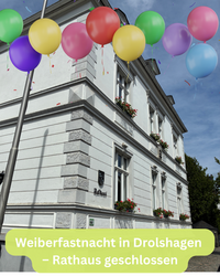 Weiberfastnacht Foto Rathaus geschlossen