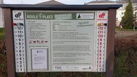 Boule Platz Info-Tafel Spielregeln