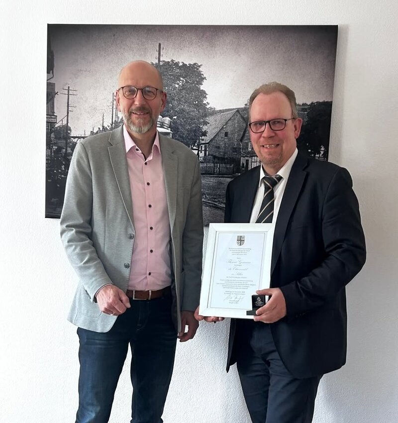 Thomas Gosmann mit Silbernen Ehrennadel ausgezeichnet