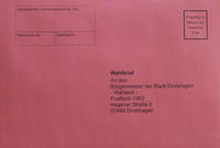 Roter Wahlbrief